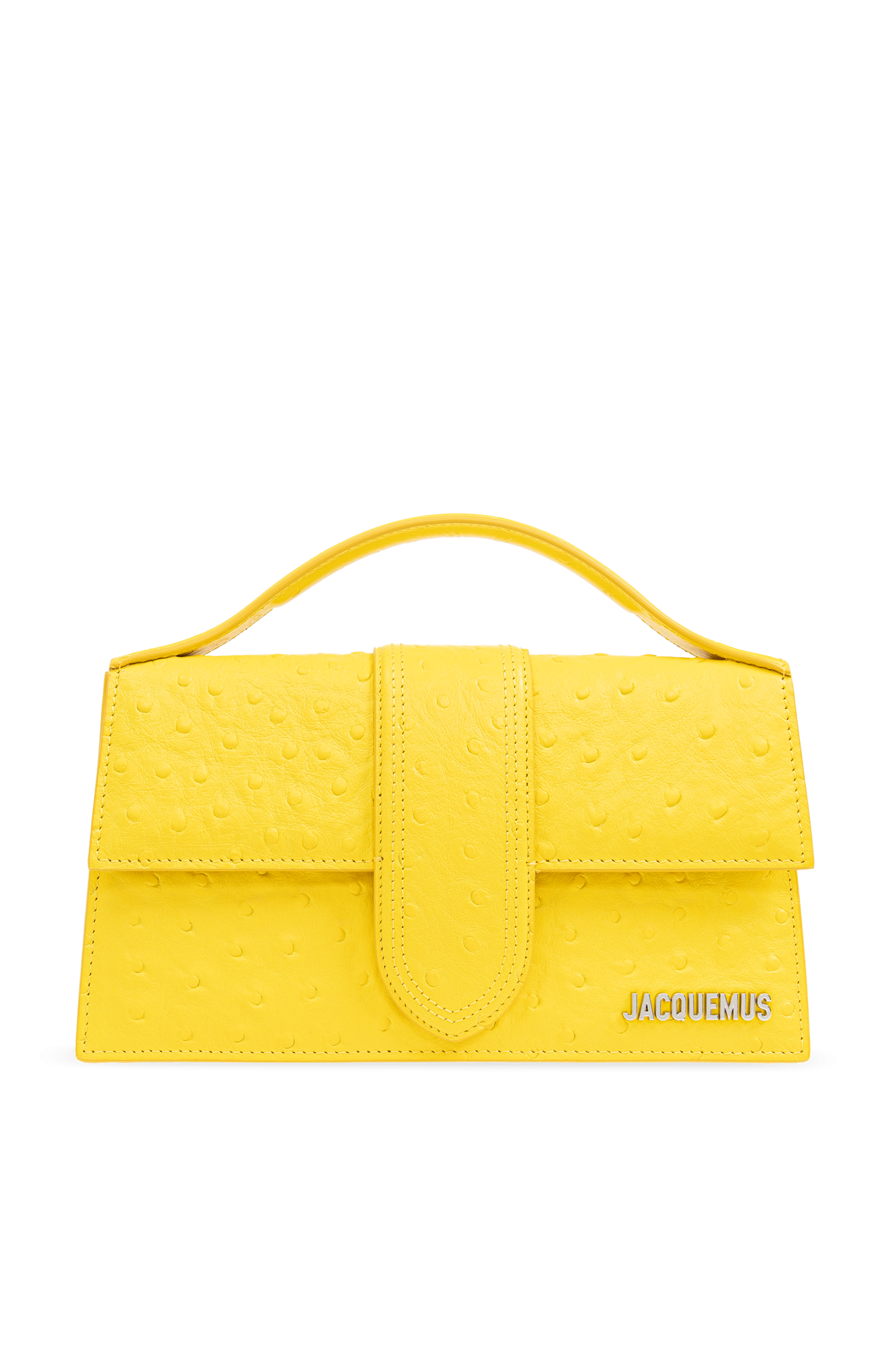 JACQUEMUS イエロー レザー　ボディバッグ JACQUEMUS イエロー レザー ボディバッグ レディース